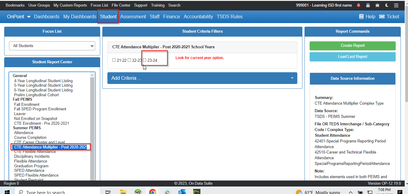 Why are my CTE FTEs not populating? – OnDataSuite – Knowledgebase